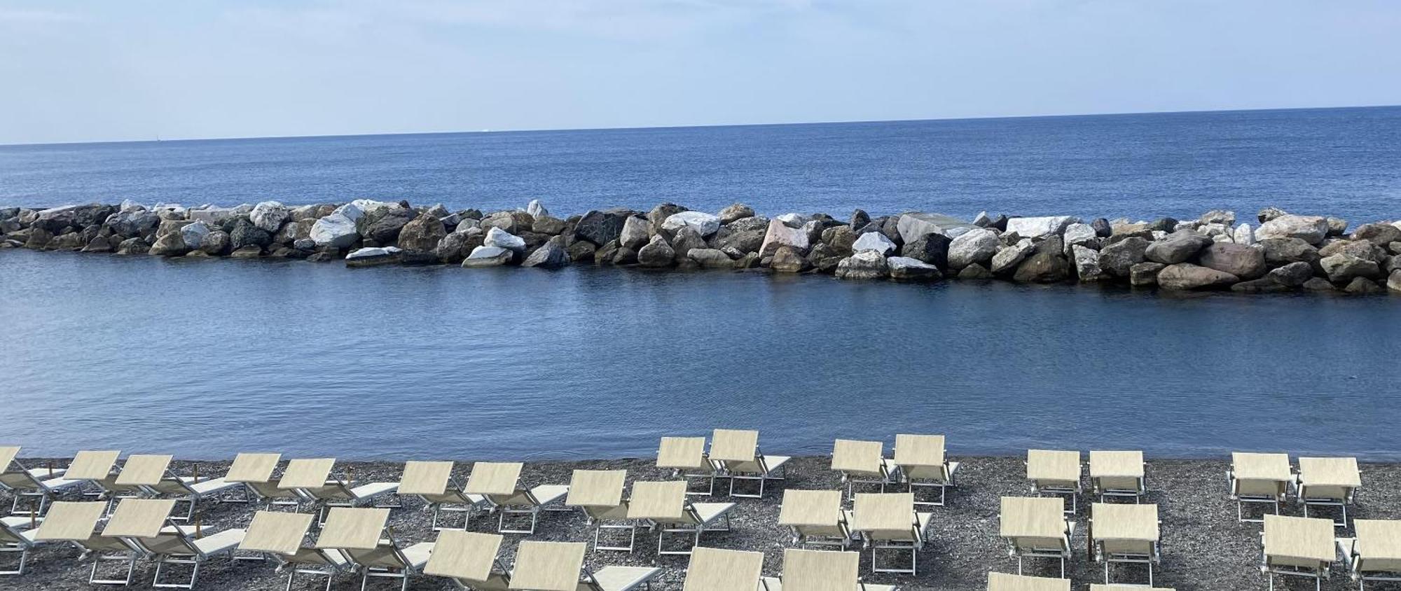 Ferienwohnung Attico Fronte Mare Residenza Matilde Chiavari Exterior foto